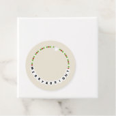 Vriendschap Armband Vrolijk en Helder Kerstmis Bedankjes Labels (In situ)