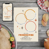 Vriendschap Armbanden Friendsgiving Thanksgiving Kaart