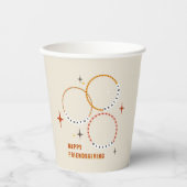 Vriendschap Armbanden Friendsgiving Thanksgiving Papieren Bekers (Voorkant)