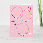 Vriendschap Armbanden Klasse van 2024 Afstuderen Kaart (Voorkant)