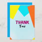 Vriendschap bedankt (Voorkant / Achterkant)