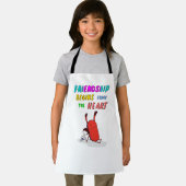 Vriendschap begint uit hart juli demon 30 vrienden schort (Insitu)