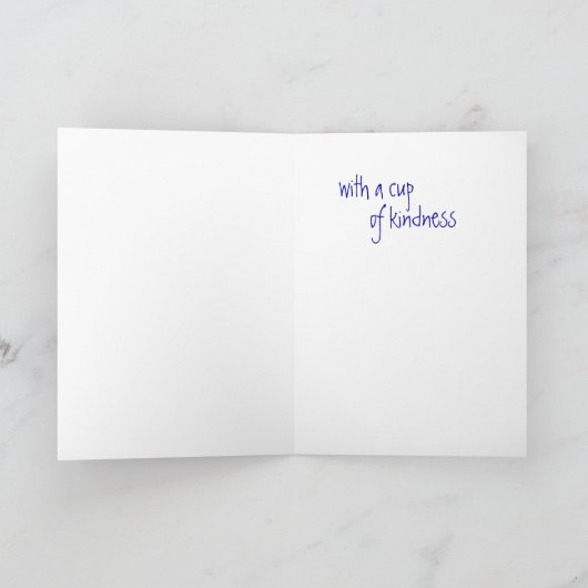 Vriendschap begint - Wenskaart Kaart (Binnen)