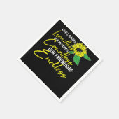 Vriendschap Beste-Vriend Schattige Zonnebloem Best Servet (Hoek)