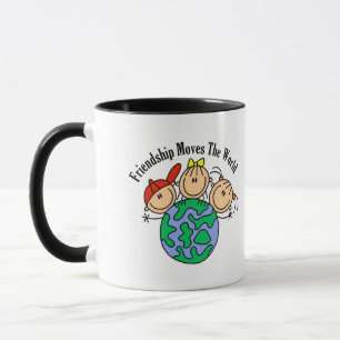 Vriendschap Beweegt de Wereld T-shirts en Cadeaus Mok