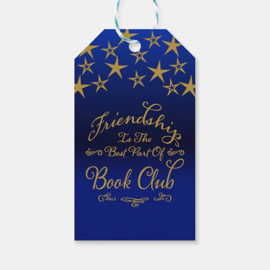 Vriendschap Boek Club Cadeaulabel (Achterkant)