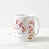 Vriendschap Boho Bijbelvers Inspirerend Bloemen Koffiemok (Voorkant rechts)