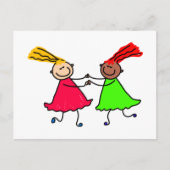 vriendschap briefkaart (Voorkant)