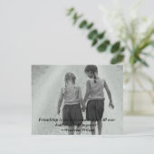 vriendschap briefkaart (Staand voorkant)