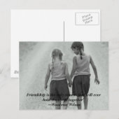 vriendschap briefkaart (Voorkant / Achterkant)