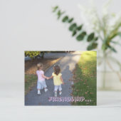vriendschap briefkaart (Staand voorkant)