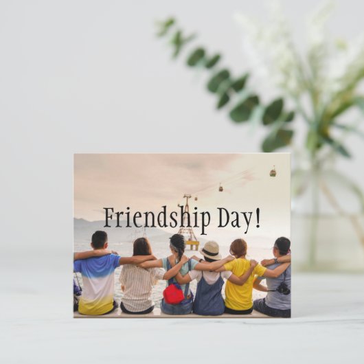 vriendschap briefkaart (Staand voorkant)