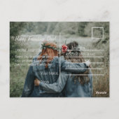 vriendschap briefkaart (Achterkant)