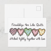 vriendschap briefkaart (Voorkant / Achterkant)