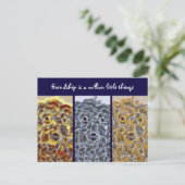 Vriendschap Briefkaart Honden Moderne Abstracte Ku (Staand voorkant)