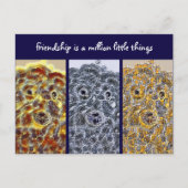 Vriendschap Briefkaart Honden Moderne Abstracte Ku (Voorkant)