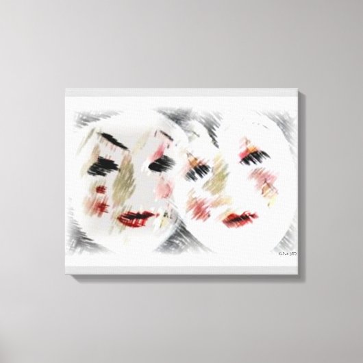 vriendschap canvas afdruk (Voorkant)