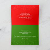 Vriendschap / C'est Noel Feestdagen Kaart (Binnen)