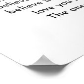 Vriendschap citaat, door dik en dun poster (Hoek)