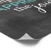 Vriendschap Citaat Houtskool Grijs en Witte Wandku Poster (Hoek)