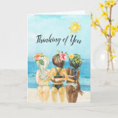 Vriendschap denkt aan jou kaart (Gele Bloem)