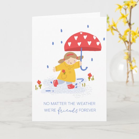 Vriendschap denkt aan jou, word snel beter kaart (Gele Bloem)