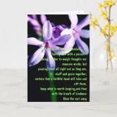 Vriendschap die Gedicht zegenen Kaart (Gele Bloem)