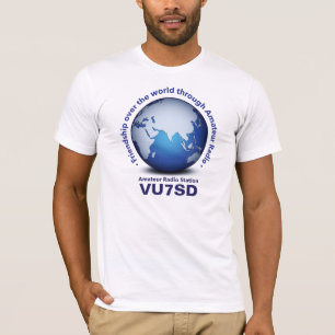Vriendschap door Amateur Radio T-Shirt (ASIA)
