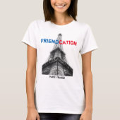 Vriendschap Eiffel Paris T-shirt (Voorkant)