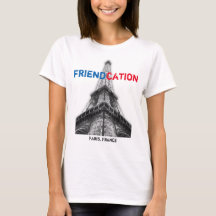 Vriendschap Eiffel Paris T-shirt