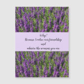 Vriendschap en bewondering Magnetisch Wenskaart (Voorkant)