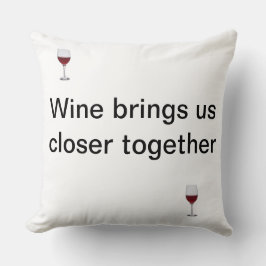 Vriendschap en een glas wijn kussen