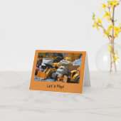 Vriendschap en het zijn een kind opnieuw kaart (Gele Bloem)