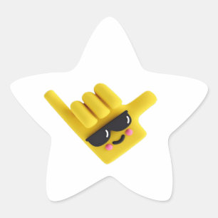 Vriendschap en klassieke sticker met groeten