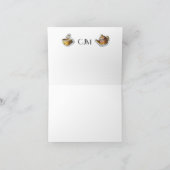 Vriendschap en thee briefpapier bedankkaart (Binnen)