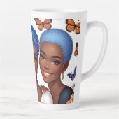 Vriendschap en woorden latte mok (Rechts)