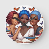 Vriendschap en woorden ronde klok (Voorkant)