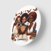 Vriendschap en woorden ronde klok (Hoek)