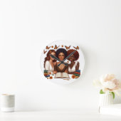 Vriendschap en woorden ronde klok (Huis)