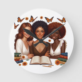 Vriendschap en woorden ronde klok