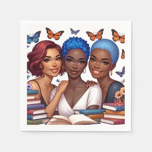 Vriendschap en woorden servet (Voorkant)