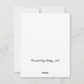 "Vriendschap" Flat Vakantie Groet Kaart (Achterkant)