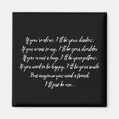 Vriendschap Gedicht Magneet (Voorkant)