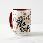 Vriendschap: geen navulling nodig - De moderne kof Mok (Voorkant links)