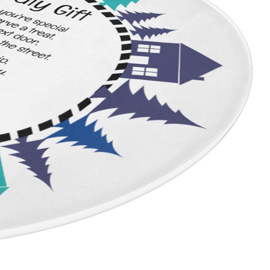 Vriendschap Gift Bord Snijplank (Hoek)