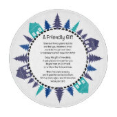 Vriendschap Gift Bord Snijplank (Voorkant)