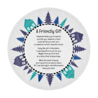 Vriendschap Gift Bord Snijplank