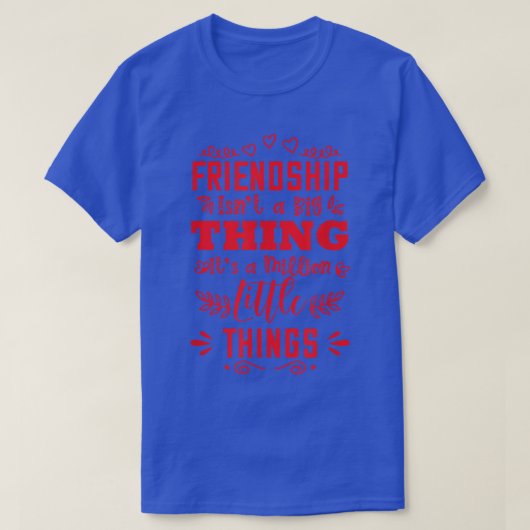 Vriendschap Grote 2 Beste vrienden van Bff Bestie T-shirt (Design voorkant)