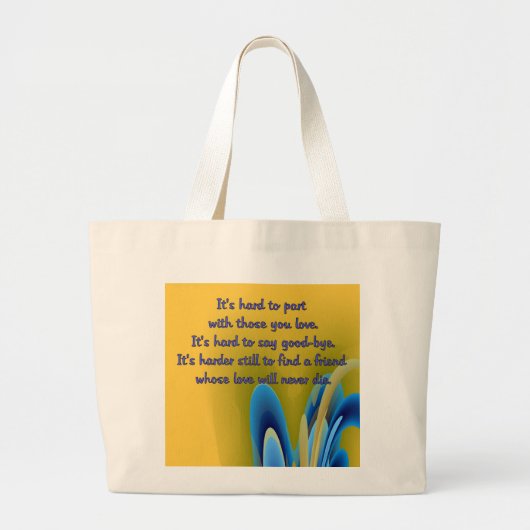 vriendschap grote tote bag (Voorkant)