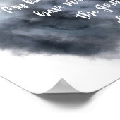 vriendschap Helen Keller citaat grijs en wit Poster (Hoek)